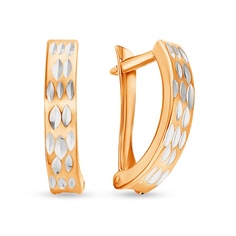 Серьги из красного золота 585Gold 402004674