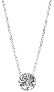 Колье из серебра 45 см Pandora 397780CZ, фианит