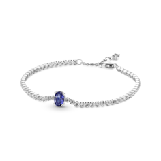 Браслет из серебра р. 16 Pandora 590039C01, фианит\кристалл