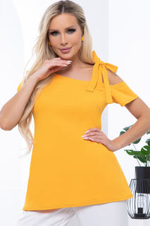 Футболка женская LT Collection Море зовёт желтая 48 RU