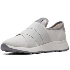 Кроссовки женские Clarks 26170437 серые 42 EU