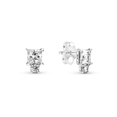 Серьги из серебра Pandora 290036C01, фианит