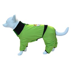 Одежда для собак G.K.dog комбинезон зеленый с нашивкой, длины спины 25см