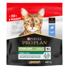 Сухой корм для кошек Pro Plan для стерилизованных, с кроликом, 600 г