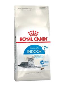 Сухой корм для кошек ROYAL CANIN INDOOR 7+ для пожилых кошек старше 7 лет, 2 шт по 0,4 кг