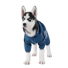 Дождевик для собак SPLOOT, размер XL, унисекс, синий, длина спины 34 см