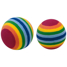 Игрушка для кошек Котенок мяч-радуга, 4,5см No Brand