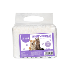 Подгузники для домашних животных Lapsik одноразовые, S, 2-4 кг, 10 шт