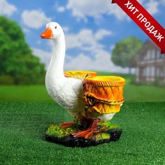 Фигурное кашпо Хорошие сувениры Гусь 30х34х40см