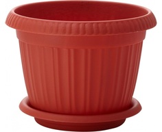 Горшок для цветов Idiland Basil 4 л d 230 мм терракотовый