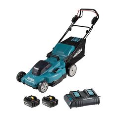 Газонокосилка аккумуляторная 860Вт - 53см, LXT 36В, 2х5Ач и з/у, Makita DLM539CT2