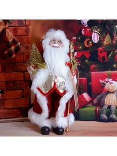 Новогодний сувенир Дед Мороз 20х24х60 см No Brand