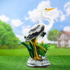 Садовая фигура "Цапля средняя" 30х25х52см Хорошие сувениры