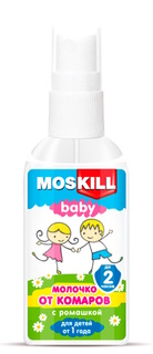 Молочко от комаров Москилл Бэби ромашка 100 мл