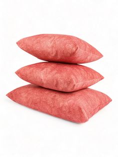 Подушки для садовой мебели, Салика, набор 3 штуки, 40х40 см, цвет персик