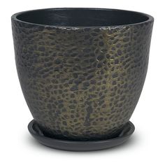 Горшок для цветов Мемори 1,4 л графит No Brand