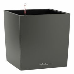 Цветочное кашпо Lechuza Cube premium 12 л антрацит 1 шт.