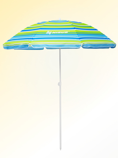 Зонт пляжный прямой Nisus NA-200-SB, диаметр 1,7 м., сине-зеленый, без подставки