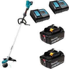 Триммер аккумуляторный Makita DUR368LS2T2 36В 2х5Ач, 2з/у