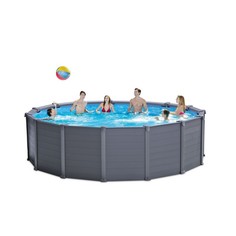 Каркасный бассейн Intex Graphite gray panel 26384 500х450х100 см