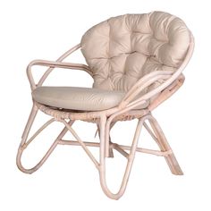 Кресло Rattan grand Comfort white wash 85 х 100 х 98 см