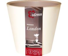 Горшок для цветов London D160мм, 1,6л сливочный In Green (Пластик Центр)