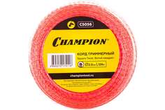 Леска для триммера витая квадрат 2 мм Champion Square twist duo C5056 126 м