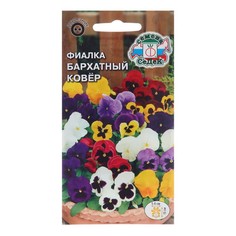Семена цветов Фиалка" Бархатный ковер",Евро, 0,05 г (3 шт.) Седек