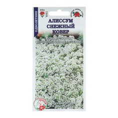 Семена цветов Алиссум "Снежный ковер", 0,1 г (3 шт.) No Brand