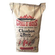 Уголь березовый Grill OBois для гриля 50 л