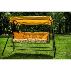 Садовые качели Olsa Бари С1100 204x121x144,5 см желтый Ольса