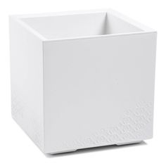 Кашпо для цветов Lamela Karo 40 x 40 см белое