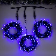 Световая гирлянда новогодняя Luazon Lighting Клип-лайт 5167231 20 м синий
