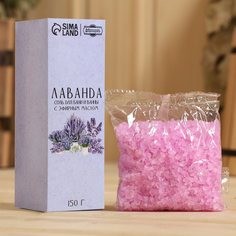 Соль для бани и ванны Добропаровъ 10364702 с эфирным маслом лаванды 150 г