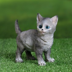 Садовая фигура "Котенок" 13х13х7см Хорошие сувениры
