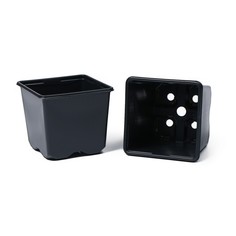 Горшок для рассады, 520 мл, 9x9x8 см, чёрный, Greengo