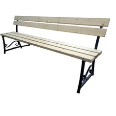 Скамейка ФЛОРА 200 х 80 х 45 см No Brand