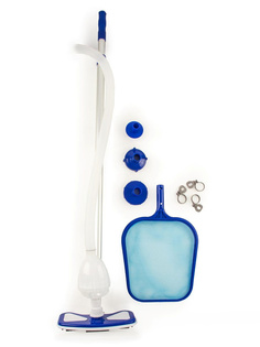 Набор для чистки бассейнов: сачок, вакуумный очиститель, ручка 279 см, Bestway, 58234