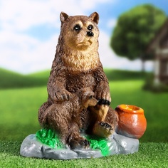 Садовая фигура Хорошие сувениры Медвежата с медом 10368106 29х31х19см