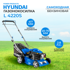 Бензиновая газонокосилка Hyundai L 4220S (2.8 л.с.) самоходная