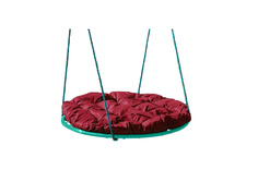 Качели Гнездышко с подушкой, NoBrand ,23072427, 60 см, без оплётки, бордовая подушка