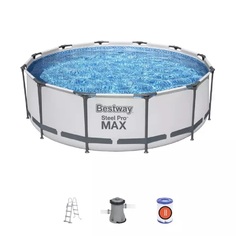 Каркасный бассейн Bestway Steel pro max 56418bw 366х100х100 см