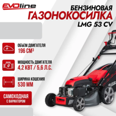 Бензиновая газонокосилка Evoline LMG53CV