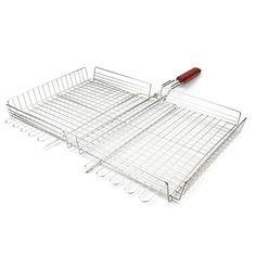 Решетка для гриля объемная 58x37x5,5 см No Brand