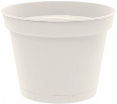 Горшок для цветов "Idiland" Mint с поддоном светло-бежевый 0,7л