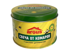 Свеча антимоскитная с маслом цитронеллы 80гр. банка с крышкой Argus CHJK-8055 No Brand