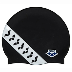 Шапочка для плавания ARENA Team Stripe Cap черный 001463/111