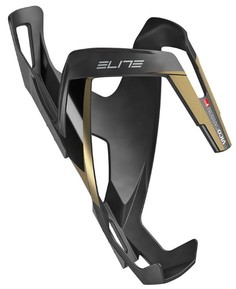 Флягодержатель ELITE Vico, карбон, золотой рисунок