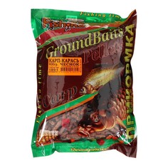 Прикормка Fish-ka Карп-Карась чеснок, гранулы 4 мм, 0,8 кг Fishka