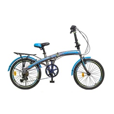 Велосипед Hogger Flex 20" 2021 gray-blue